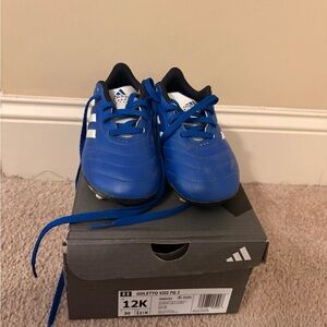 Adidas Kids Blue Cleats